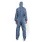 Preview: Lackieroverall 1400 Polyester blau mit Kapuze