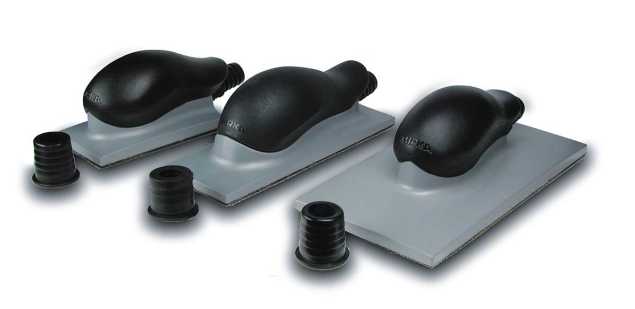 MIRKA Handblock mit Absaugung  115 x 230 mm, 36- Loch, klett
