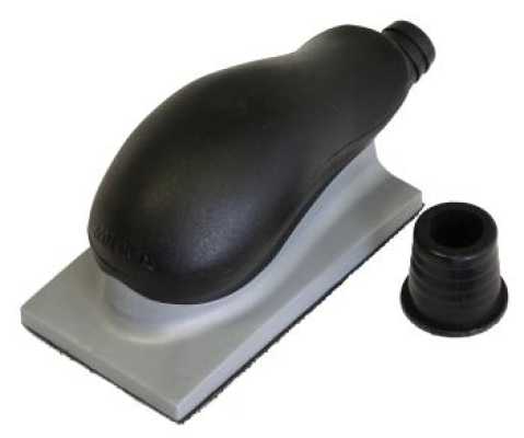 MIRKA Handblock mit Absaugung  70 x 198 mm, 22- Loch, klett