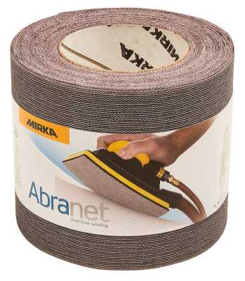 MIRKA Abranet Rolle, 115 mm x 10 m, klett, P80- P400