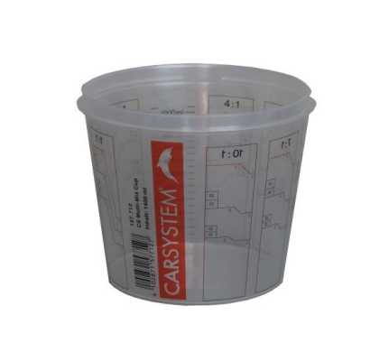 Kunststoff Mischbecher 1400 ml