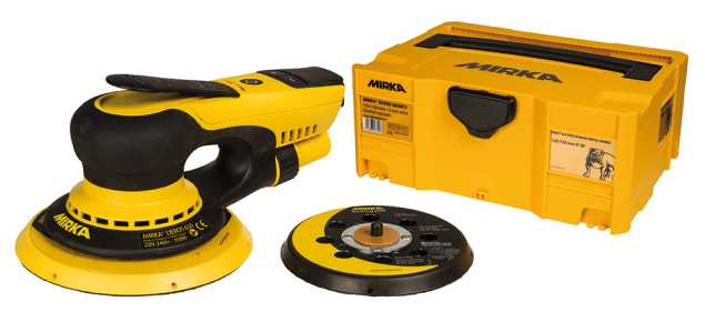 MIRKA DEROS 5650CV,  D. 125 / 150 mm mit Case, 5 mm Hub
