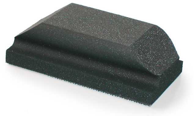 MIRKA Handblock aus Mosgummi 70 x 125 mm, klett