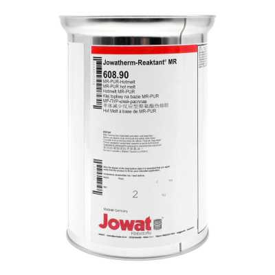 JOWAT Jowatherm-Reaktant 608.90 Monomer-reduzierter PUR-Hotmelt, in der 2,0 kg Blechdose (Forminliner), ungefüllt, transparent