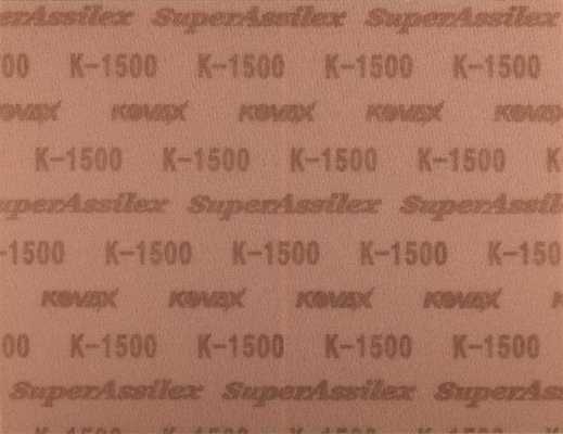 KOVAX Super Assilex Sheet K 1500 Rückseite