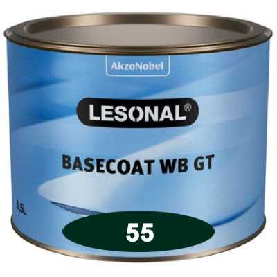 LESONAL Basecoat WB GT 55 grün (gelb)