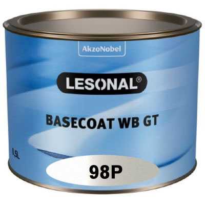 LESONAL Basecoat WB GT 98P perlmutt weiß ultrafein