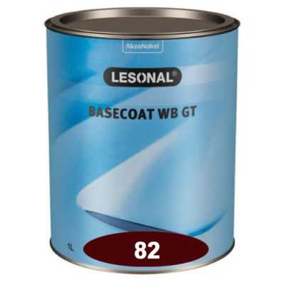 LESONAL Basecoat WB GT 82 hellmaroon transparent
