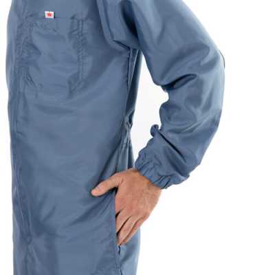 Lackieroverall 1400 Polyester blau mit Kapuze