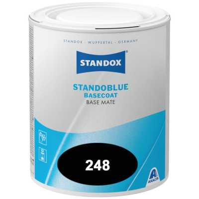 STANDOX Standoblue Basecoat Mix 248 (ehemals 148) Super schwarz - 1,0 ltr.