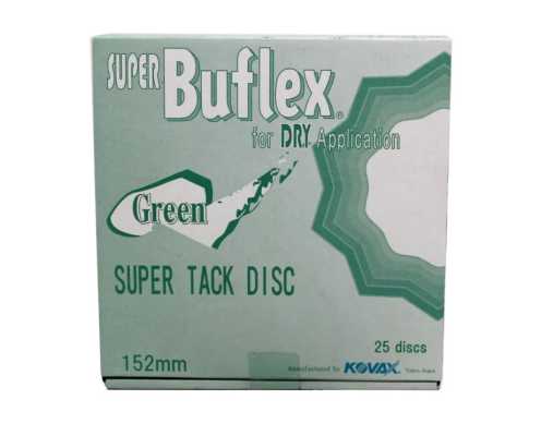 KOVAX Super Tack Buflex Dry Scheiben 152 mm grün, K2000, 15 - Loch, VE= 25 Stk