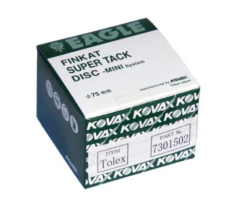 KOVAX Super Tack Tolex Scheiben 75mm, K1500 ungelocht, VE= 50 Stk + 1 Softauflage