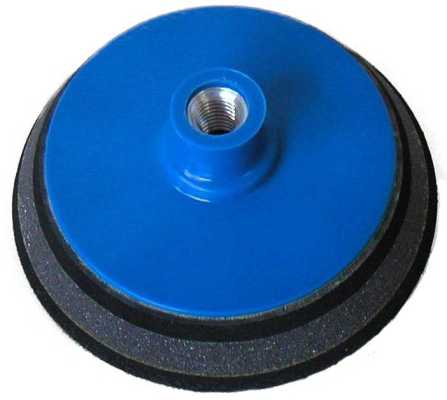 Sandwich Polierstützteller, 165 mm, Gewinde: M 14 IG