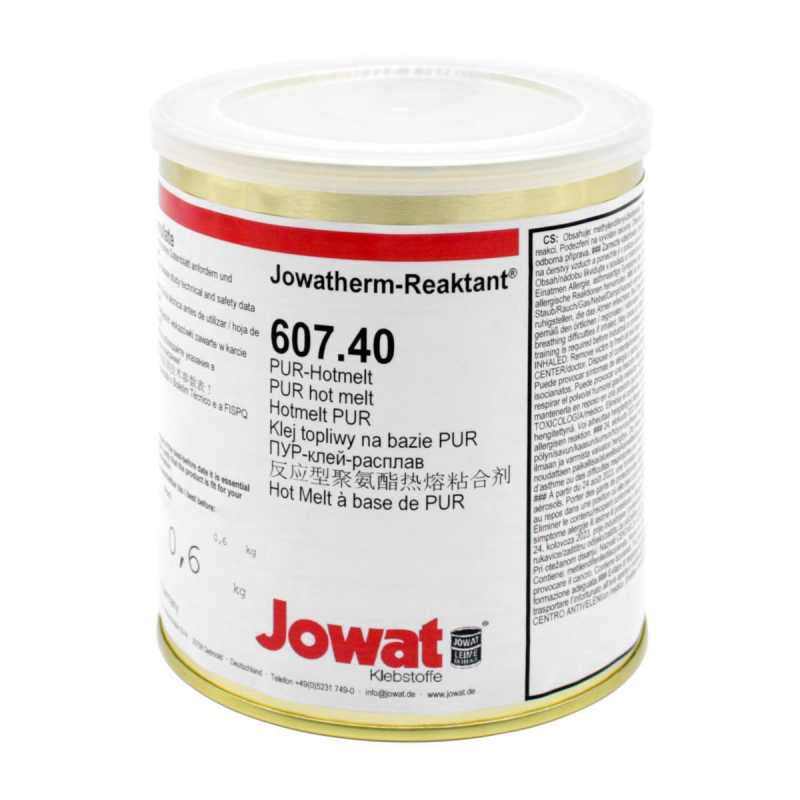 JOWAT Jowatherm-Reaktant 607.40 PUR-Hotmelt, Granulat, gefüllt, beige