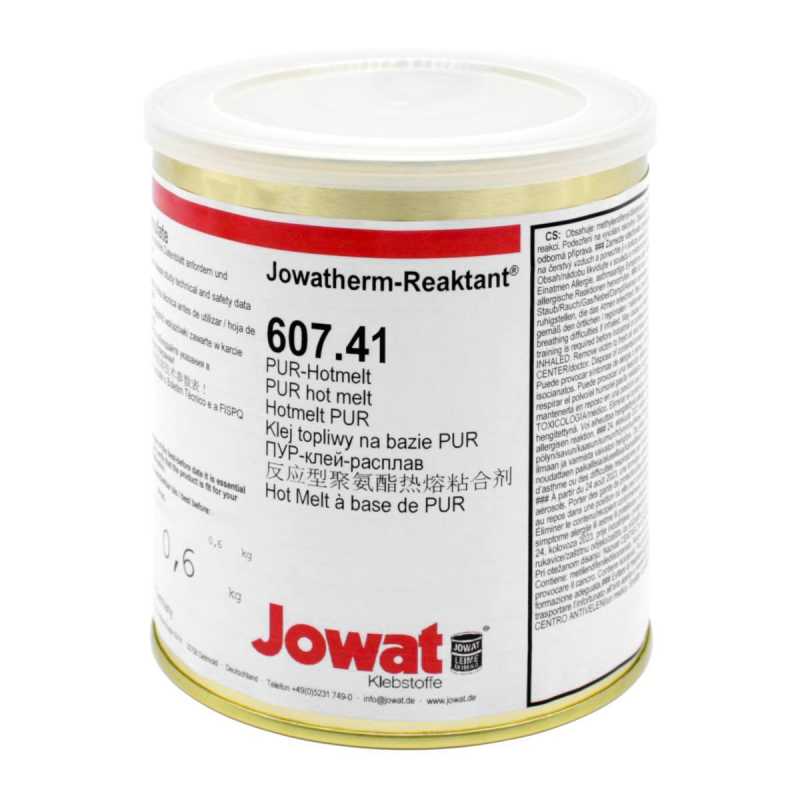JOWAT Jowatherm-Reaktant 607.41 PUR-Hotmelt, Granulat, gefüllt, weiss