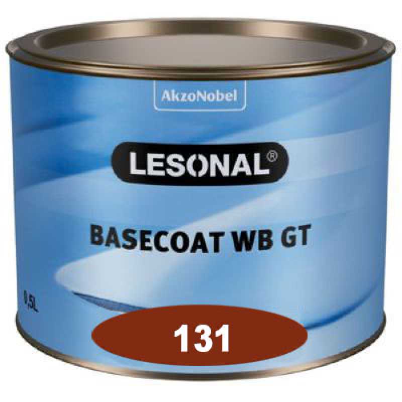 LESONAL Basecoat WB GT 131 rotbraun transparent