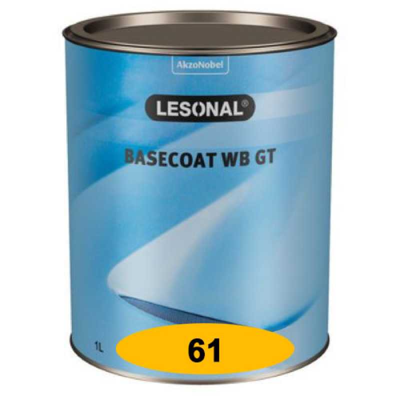 LESONAL Basecoat WB GT 61 hellgelb