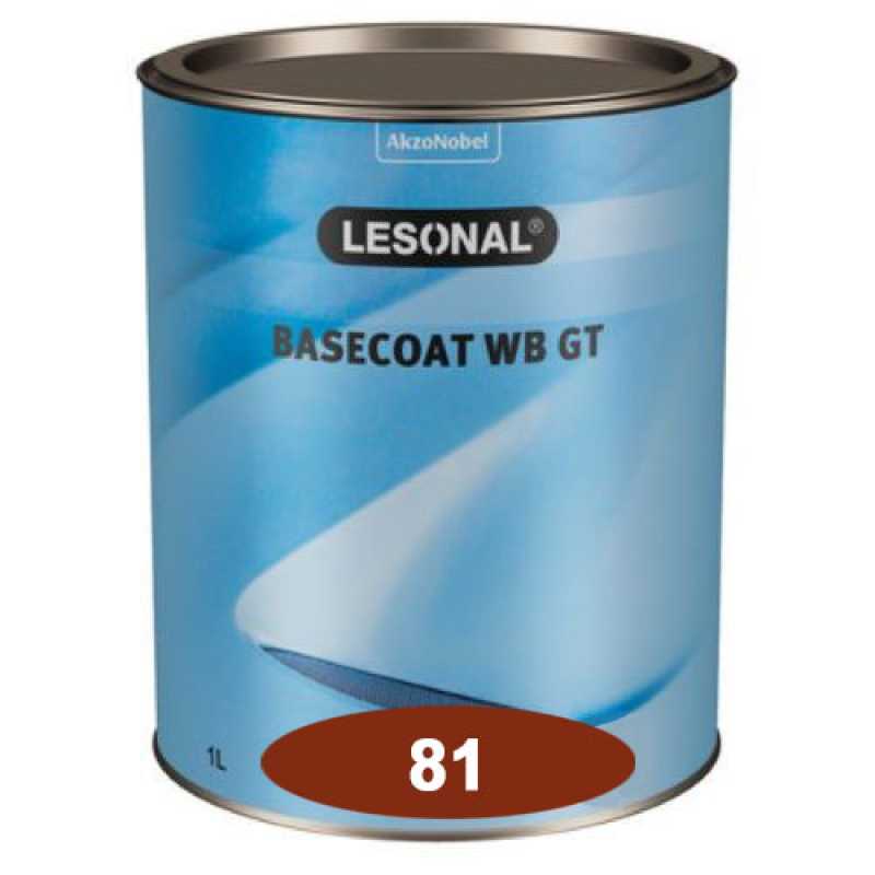 LESONAL Basecoat WB GT 81 rotmaroon transparent