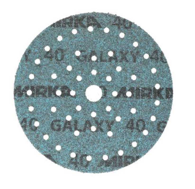 MIRKA Galaxy - Schleifscheiben, D. 150 mm, Multifit, klett, P40 - P2000