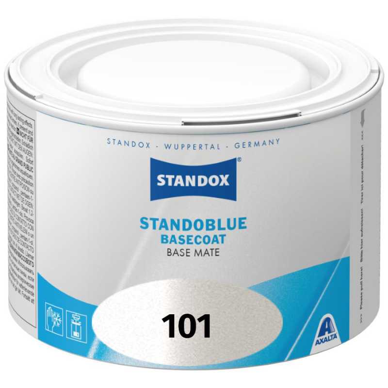 STANDOX Standoblue Basecoat Mix 101 Satinweiss - 0,5 ltr.