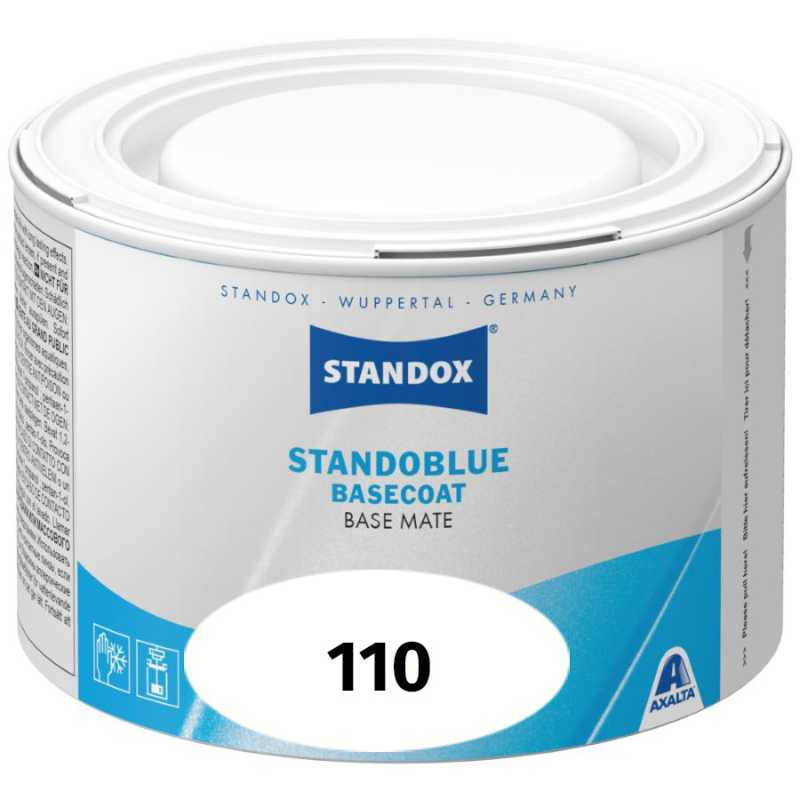 STANDOX Standoblue Basecoat Mix 110 Effektweiss - 0,5 ltr.