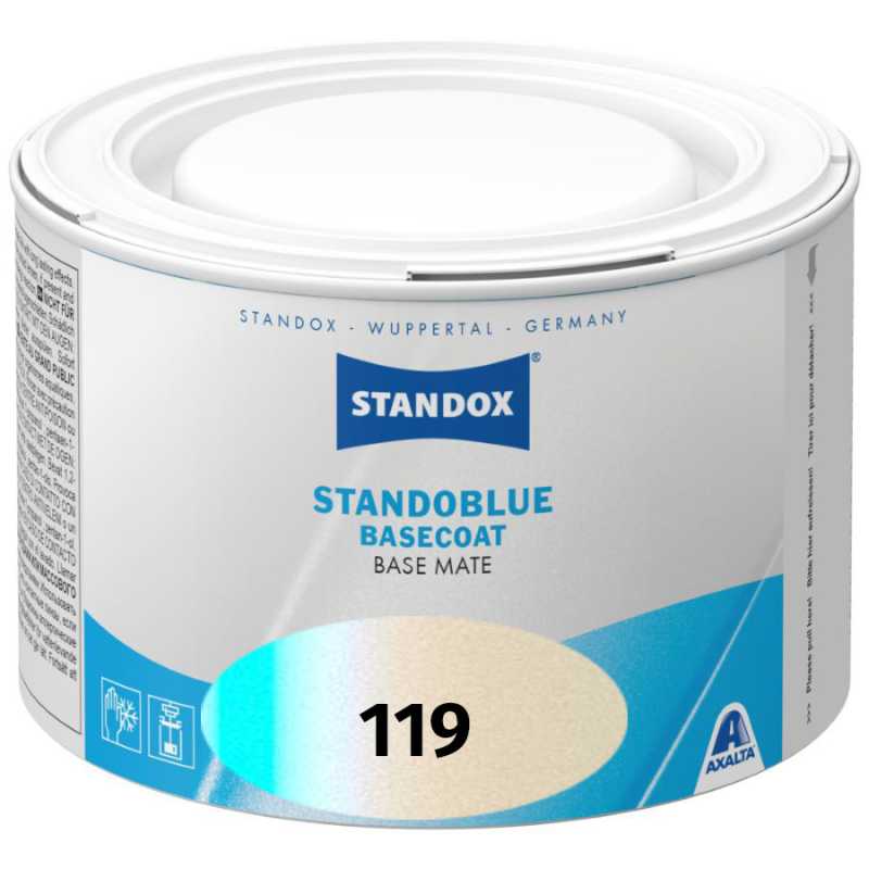 STANDOX Standoblue Basecoat Mix 119 Perlblau fein - 0,5 ltr.