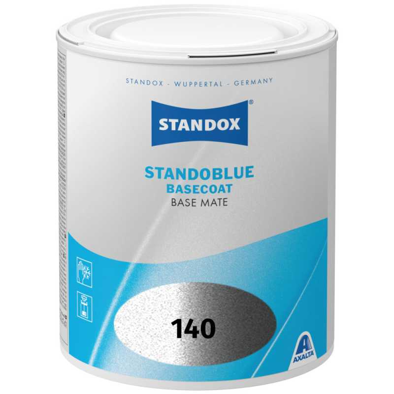 STANDOX Standoblue Basecoat Mix 140 Silberdollar hell fein - 1,0 ltr.