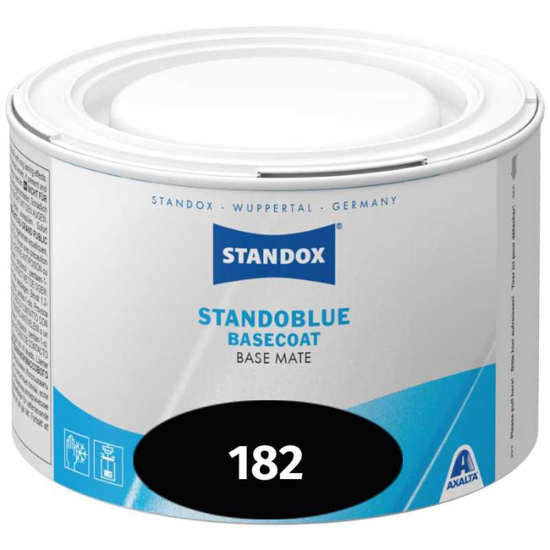 STANDOX Standoblue Basecoat Mix 182 Schwarztoner - 0,5 ltr.