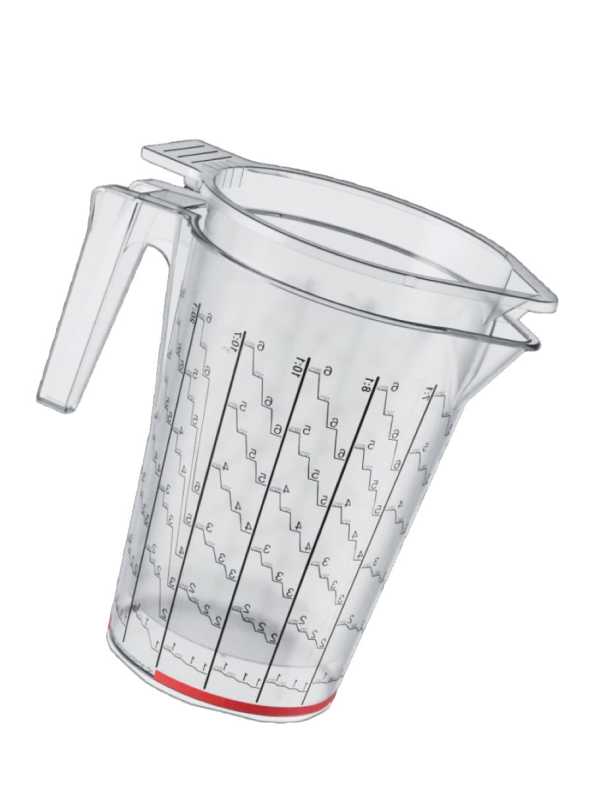 Mischbechersystem HSM, 1850 ml, groß, 240 Einlagen + 1 Aussenbehälter