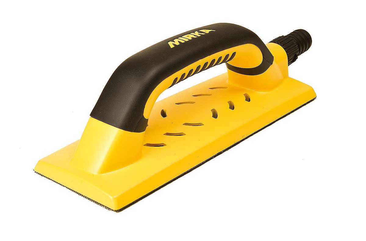 MIRKA Handblock Handy 80 x 230 mm, mit Absaugung, 55-Loch, klett