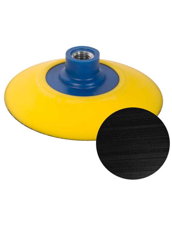 Polierteller super weich, 120 mm, Gewinde: M 14 IG