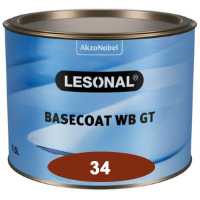 LESONAL Basecoat WB GT 34 oxidrot