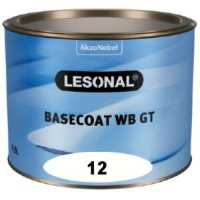 LESONAL Basecoat WB GT 12 weiß transparent